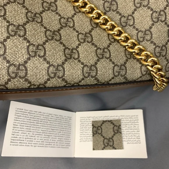 GG Supreme Monogram Large Linea A Hobo Light Brown - Picture 5 of 11